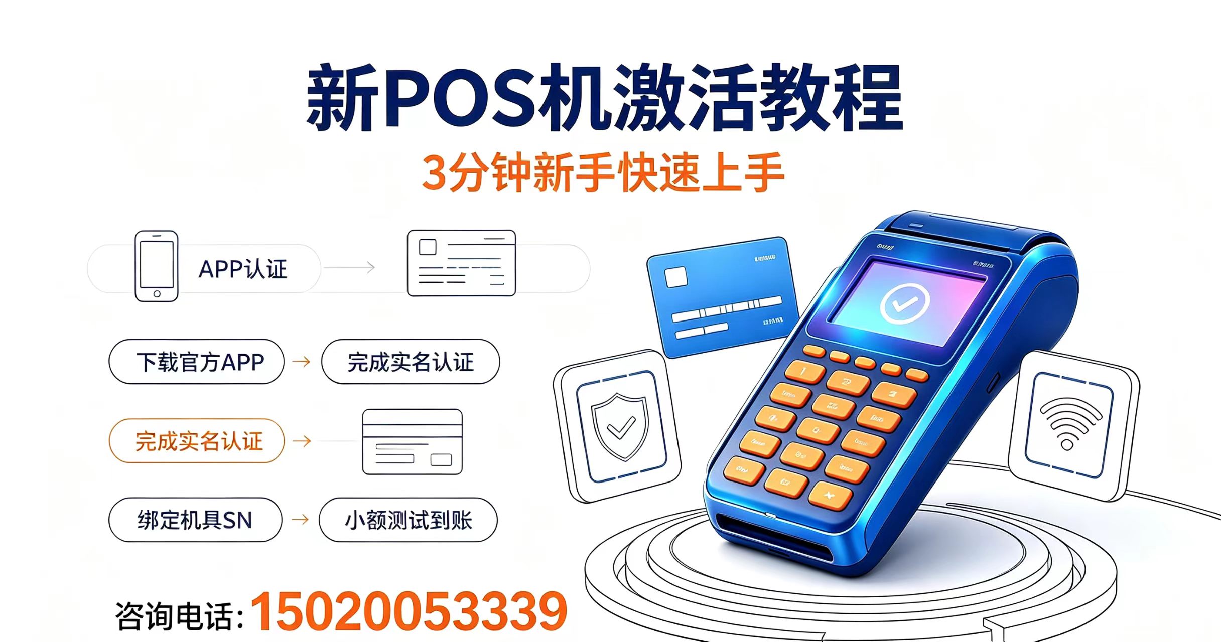 星驿付官网:新办理的POS机怎么激活？手把手教学，几分钟轻松搞定