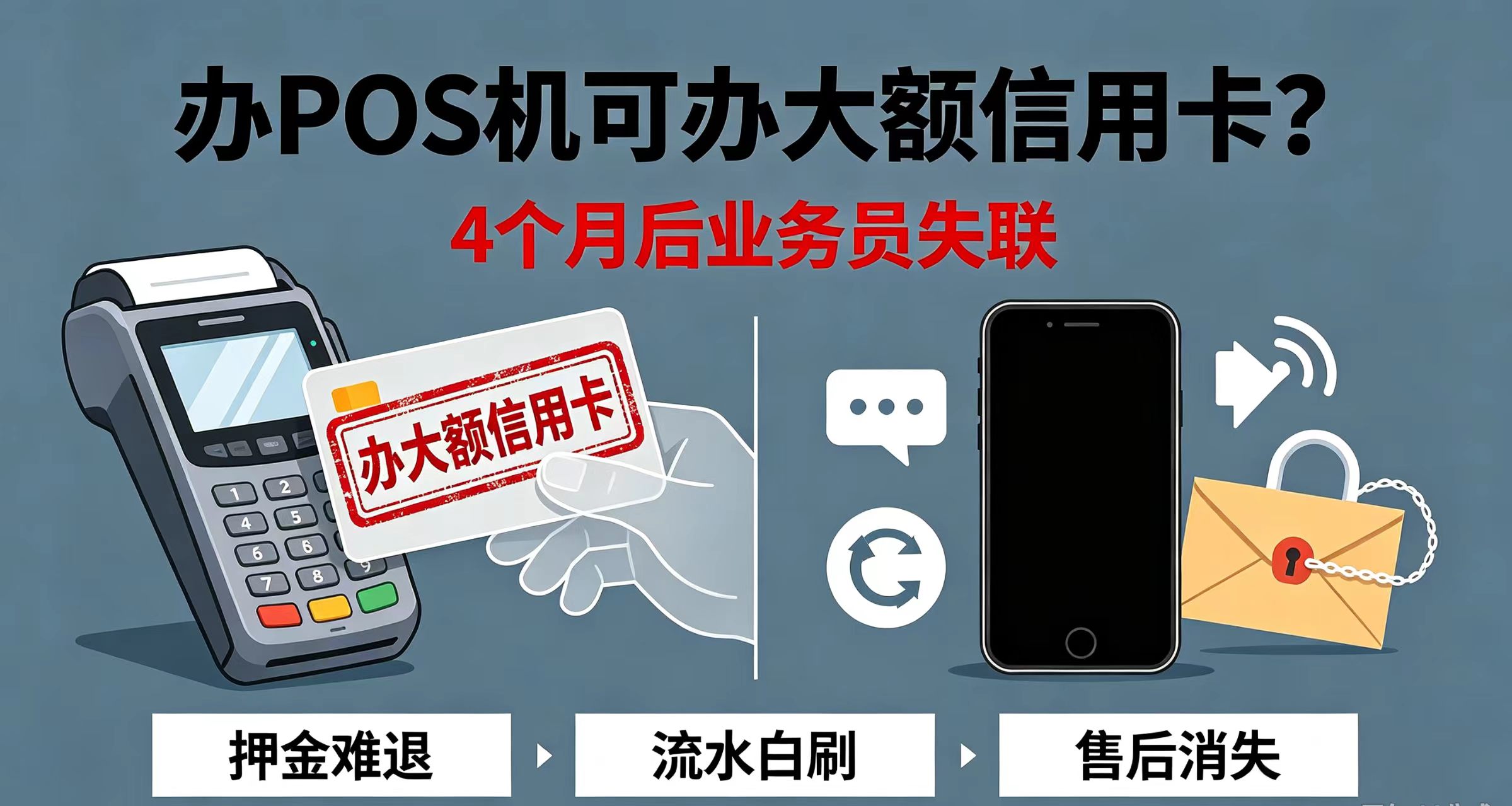 深度揭秘：POS机绑定办大额信用卡骗局，后期为何全员失联？